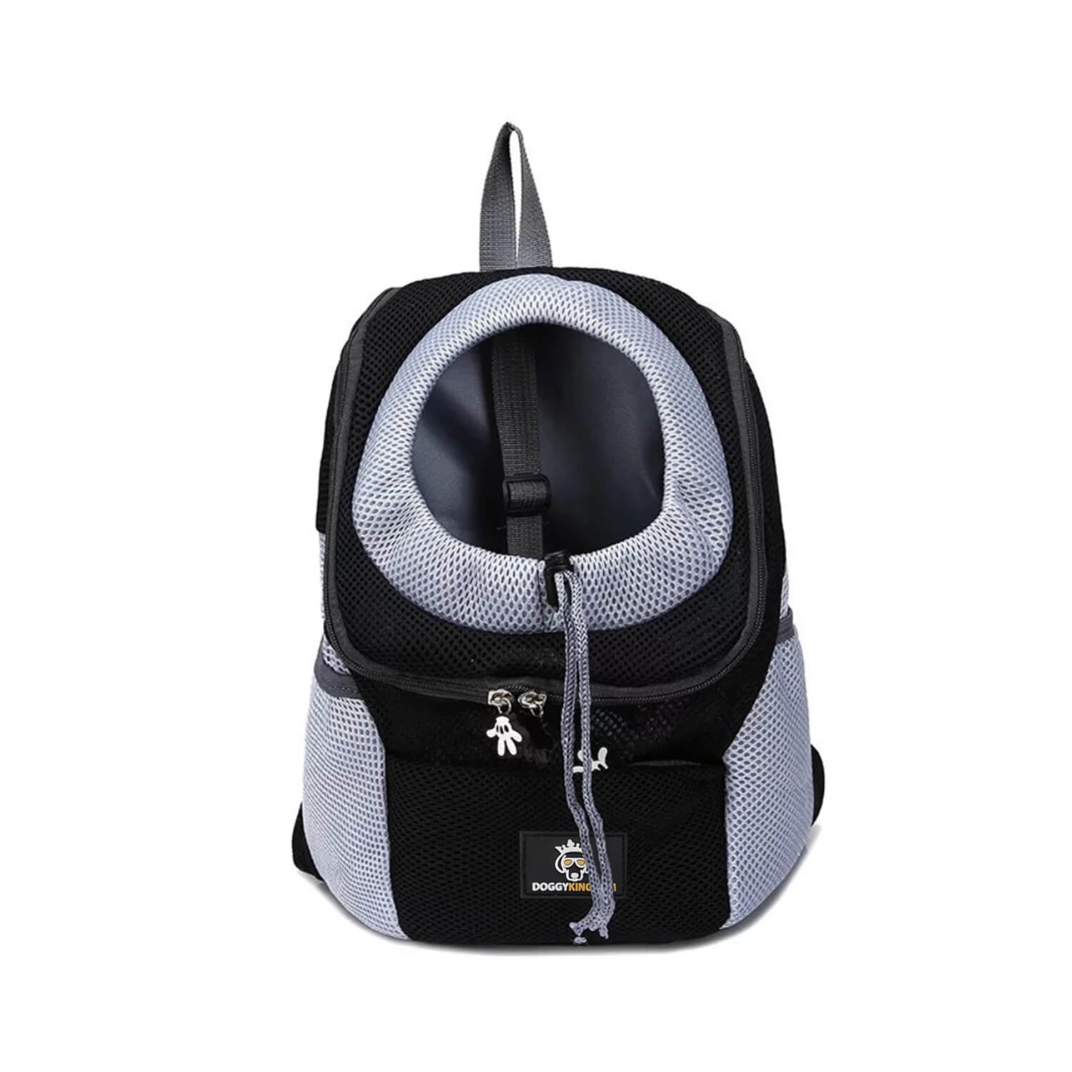 Black fashion dog backpack