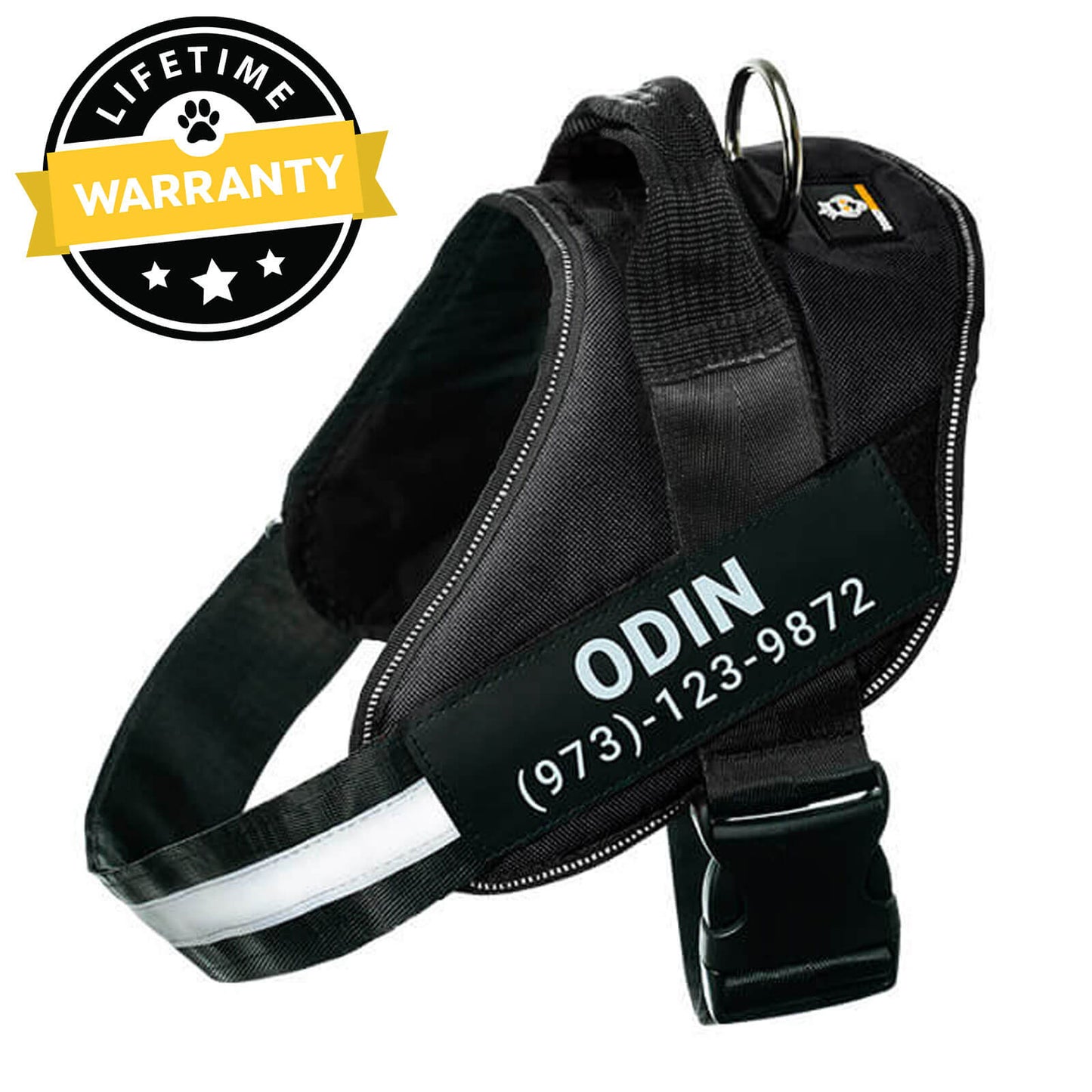 Lifetime Warranty Personalized NO PULL Harness