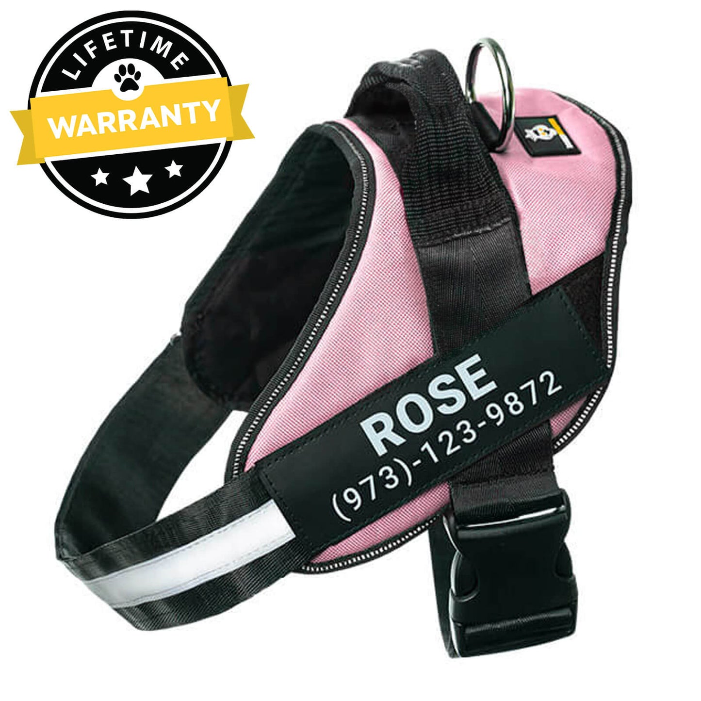 Lifetime Warranty Personalized NO PULL Harness