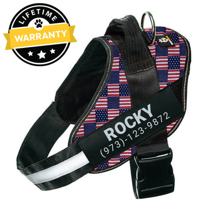 Lifetime Warranty Personalized Doggykingdom® NO PULL Harness